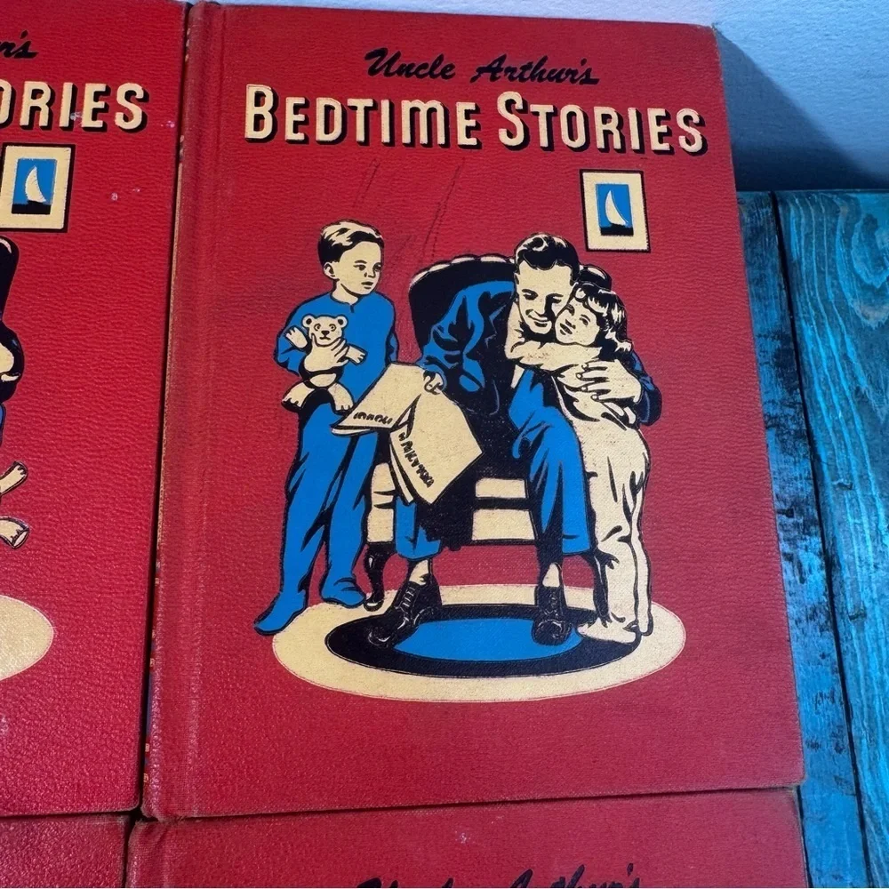 Uncle Arthur's Bedtime Stories, Vol. 1, 2, 3, 4 Vintage 1950s - Picture 5 of 16